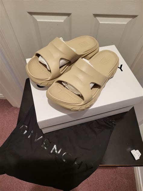 givenchy slides rainbow|givenchy marshmallow slides.